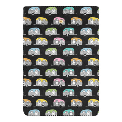 Camper Pattern Camping Themed No 2 Print Women's Trifold Wallet