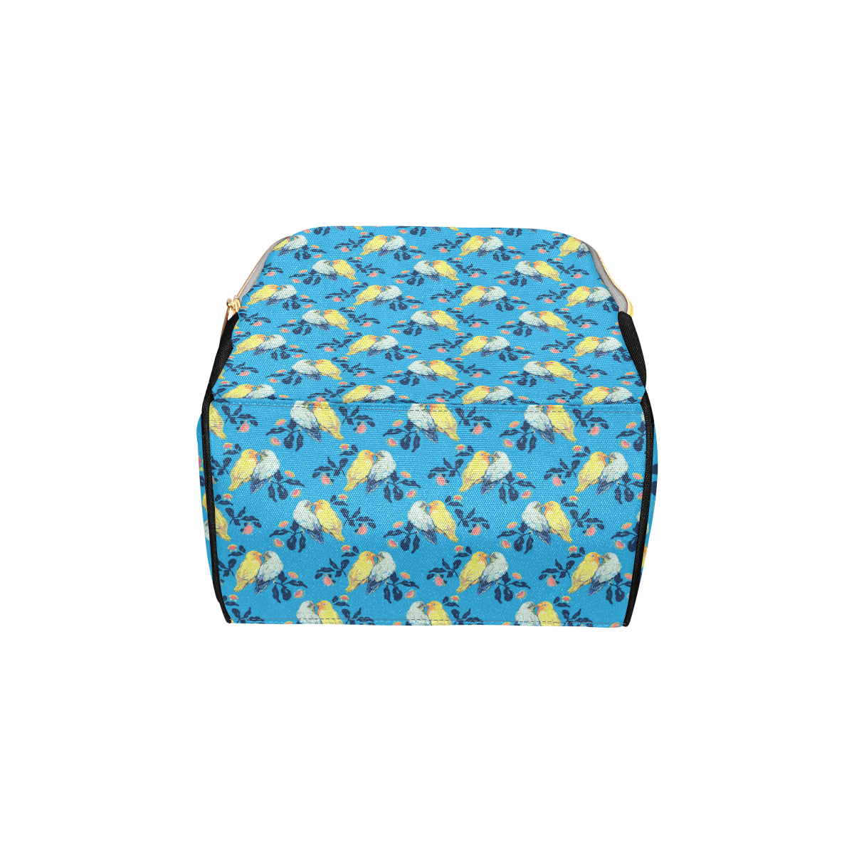 Lovebird Pattern Print Design 03 Diaper Bag Backpack