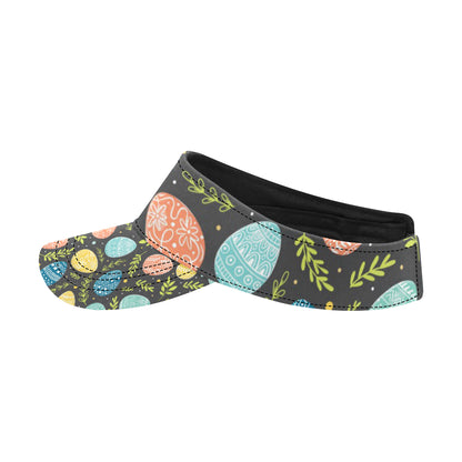 Easter Eggs Pattern Print Design RB01 Unisex Sun Visor