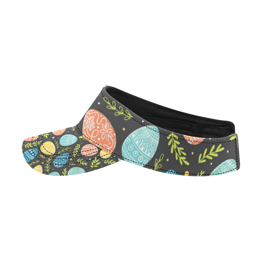 Easter Eggs Pattern Print Design RB01 Unisex Sun Visor