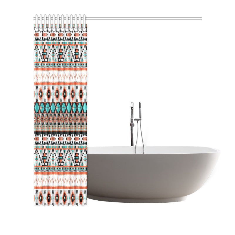 Tribal Aztec Indians pattern Shower Curtain