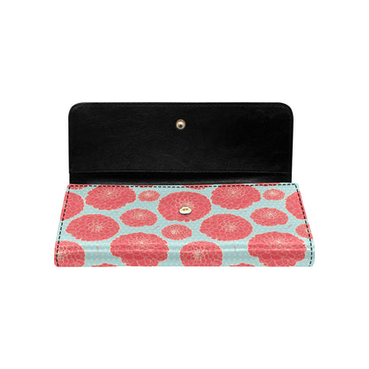 Marigold Pattern Print Design MR03 Women's Trifold Wallet