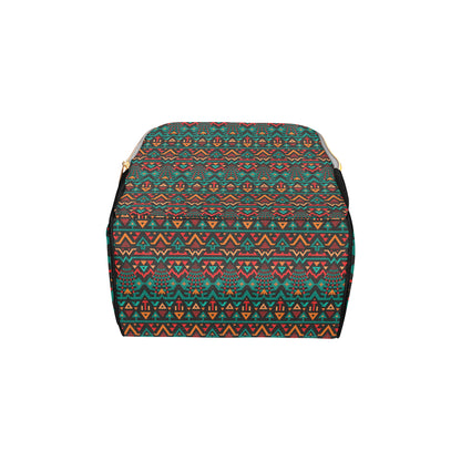 Aztec Pattern Print Design 04 Diaper Bag Backpack