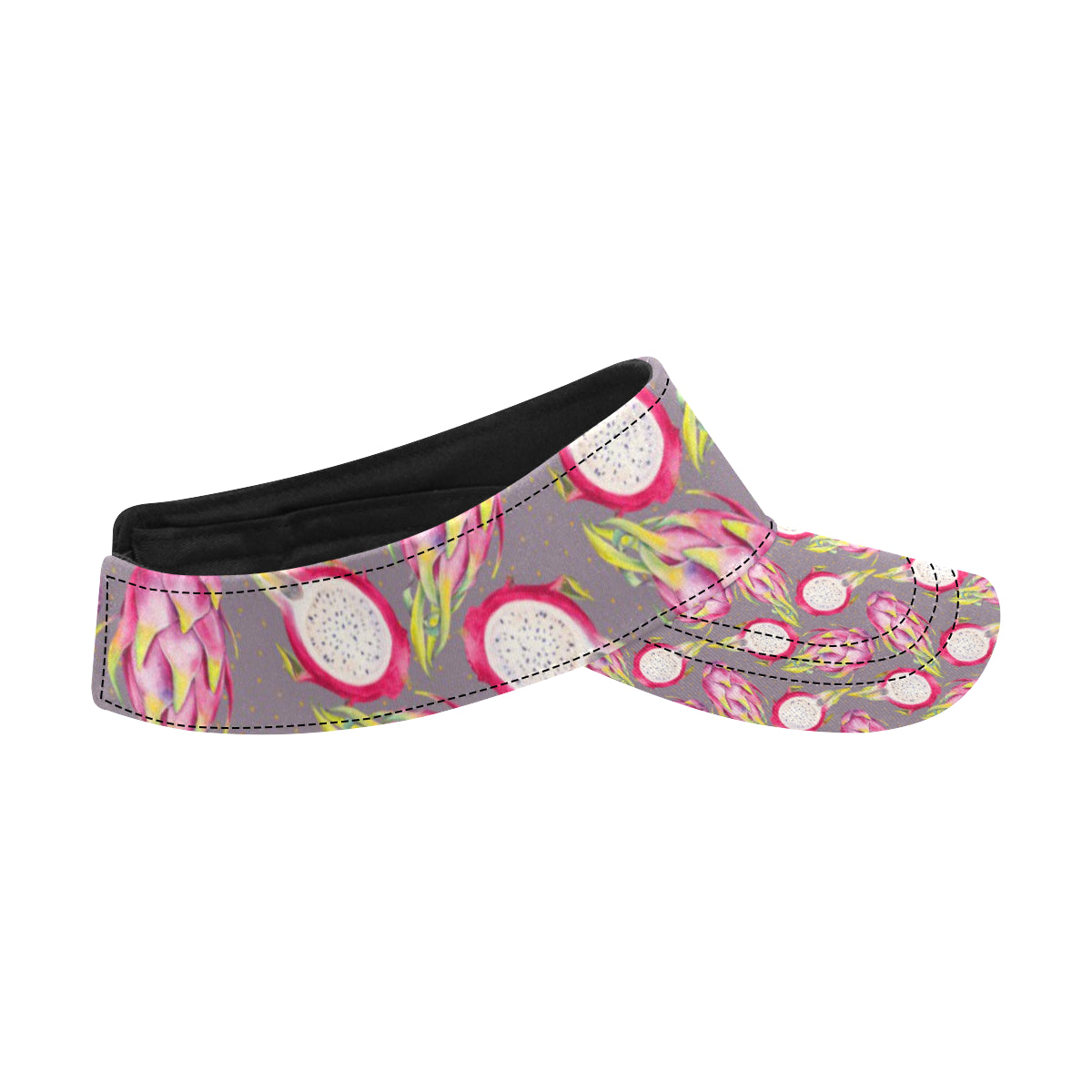 Dragonfruit Pattern Print Design DF03 Unisex Sun Visor