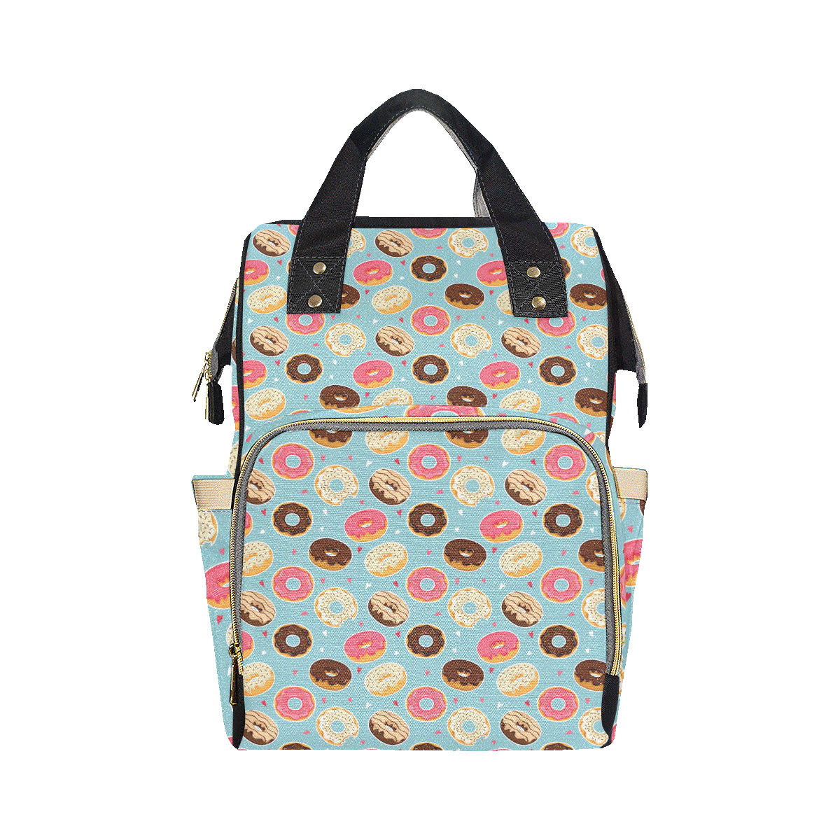 Donut Pattern Print Design DN04 Diaper Bag Backpack