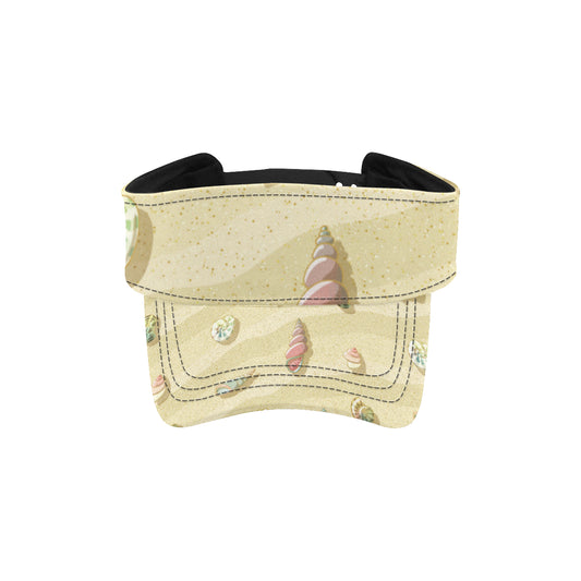 Beach with Seashell Theme Unisex Sun Visor