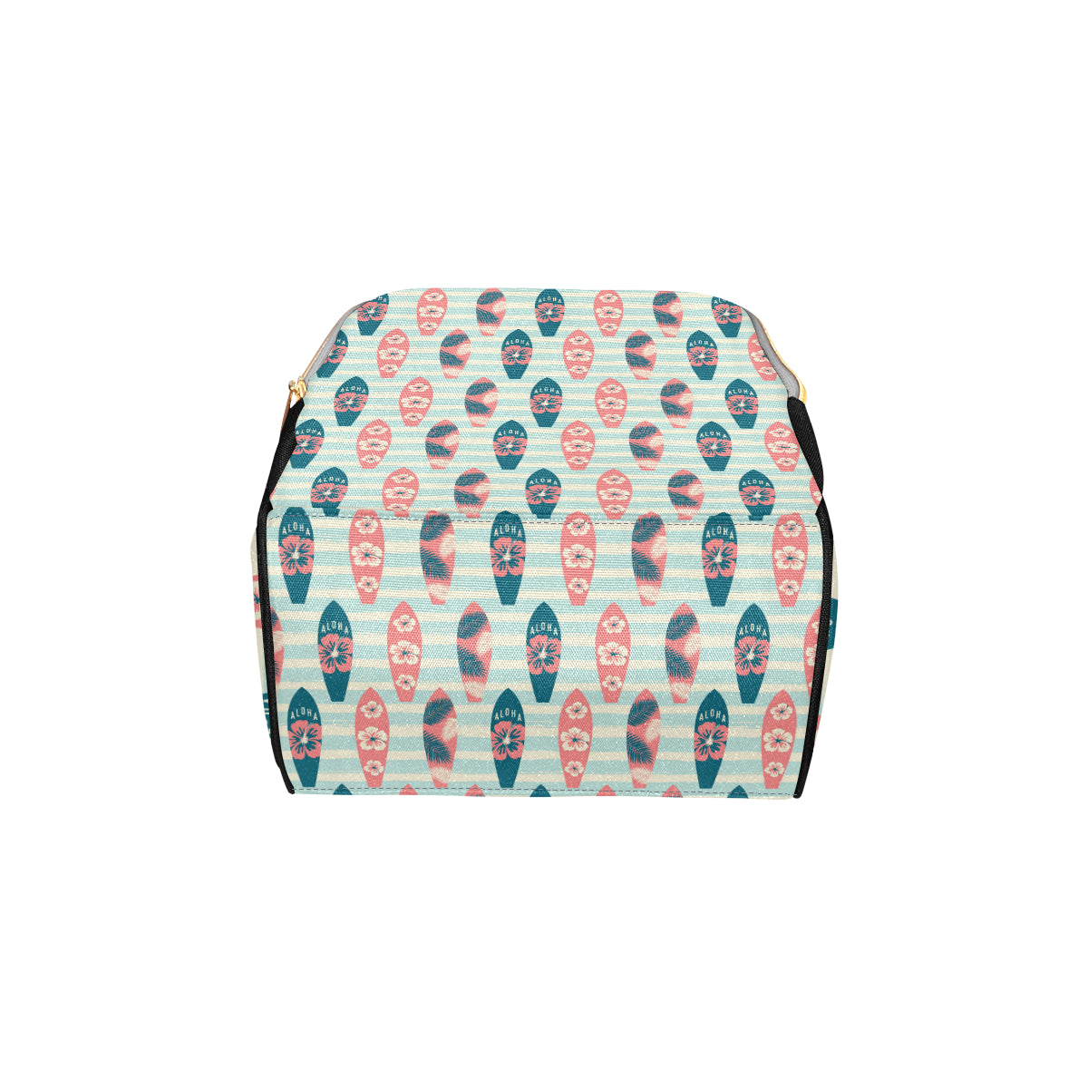 Aloha Hawaii Surfboard Pattern Print Design 02 Diaper Bag Backpack