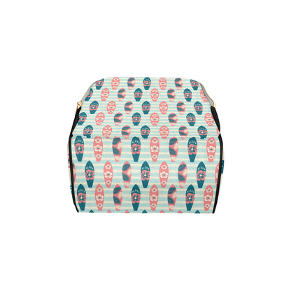 Aloha Hawaii Surfboard Pattern Print Design 02 Diaper Bag Backpack