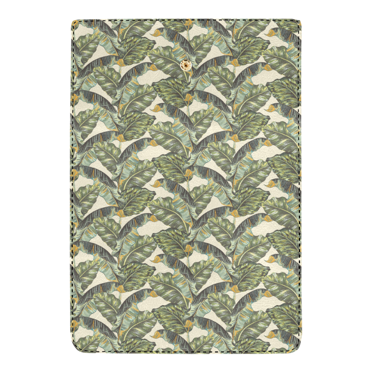 Banana Leaf Pattern Print Design 04 Women's Trifold Wallet