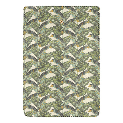 Banana Leaf Pattern Print Design 04 Women's Trifold Wallet