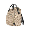 Giraffe Pattern Design Print Diaper Bag Backpack