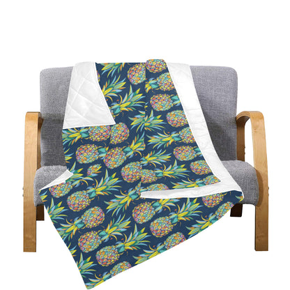 Pineapple Color Art Premium Quilt
