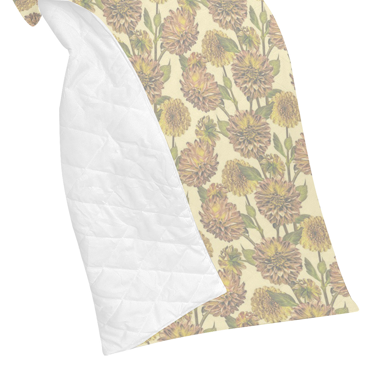 Dahlia Pattern Print Design DH09 Premium Quilt