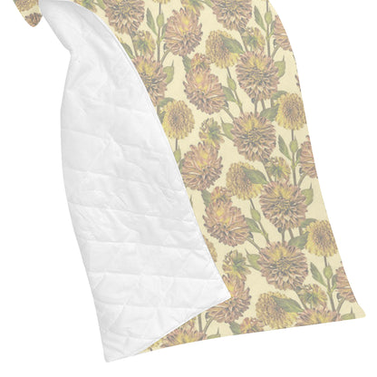Dahlia Pattern Print Design DH09 Premium Quilt