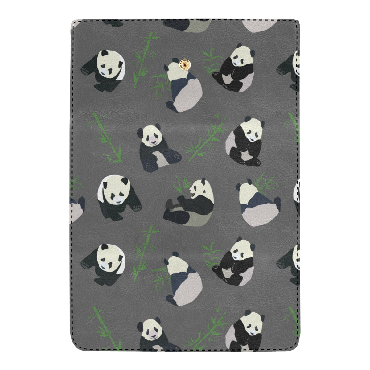 Panda Pattern Print Design A06 Women's Trifold Wallet