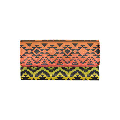 Rastafarian Pattern Print Design A04 Women's Trifold Wallet