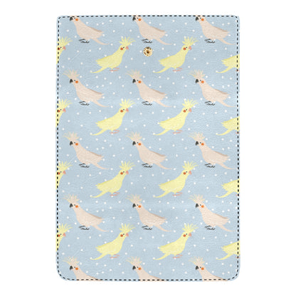 Cockatiel Pattern Print Design 03 Women's Trifold Wallet