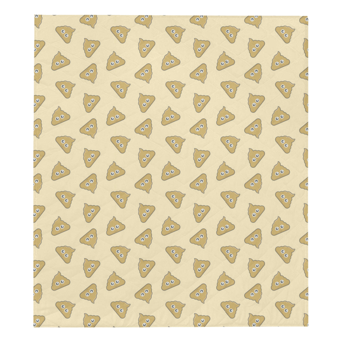 Poop Emoji Pattern Print Design A02 Premium Quilt