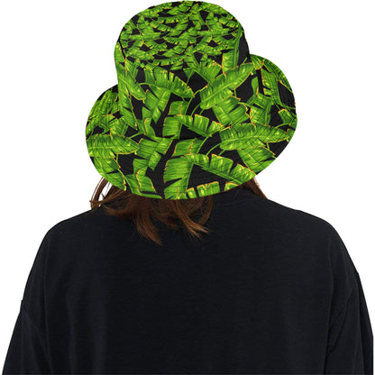 Banana Leaf Pattern Print Design BL06 Unisex Bucket Hat