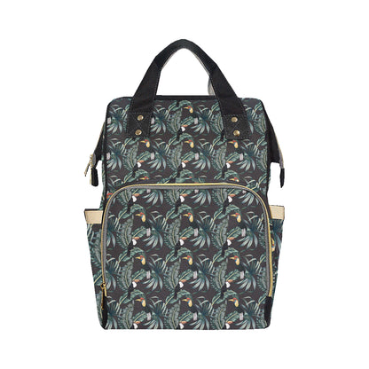 Rainforest Pattern Print Design RF06 Diaper Bag Backpack