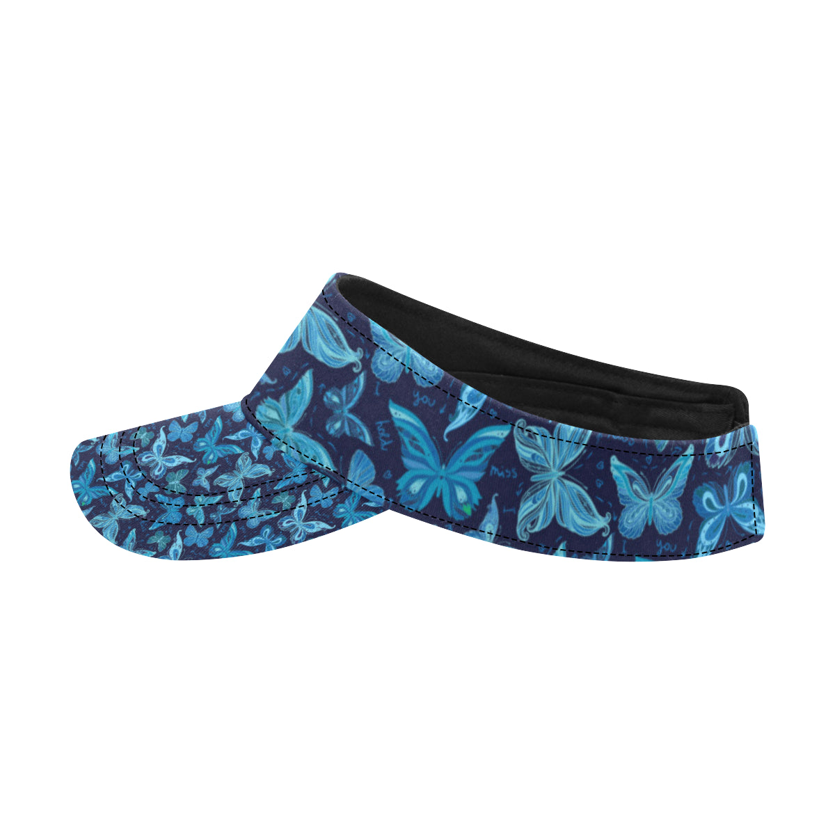 Butterfly Pattern Print Design 03 Unisex Sun Visor