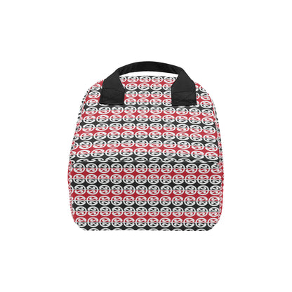 Maori Classic Themed Design Print Insulated Lunch Bag