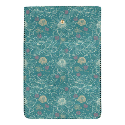 Lotus Pattern Print Design 01 Women's Trifold Wallet