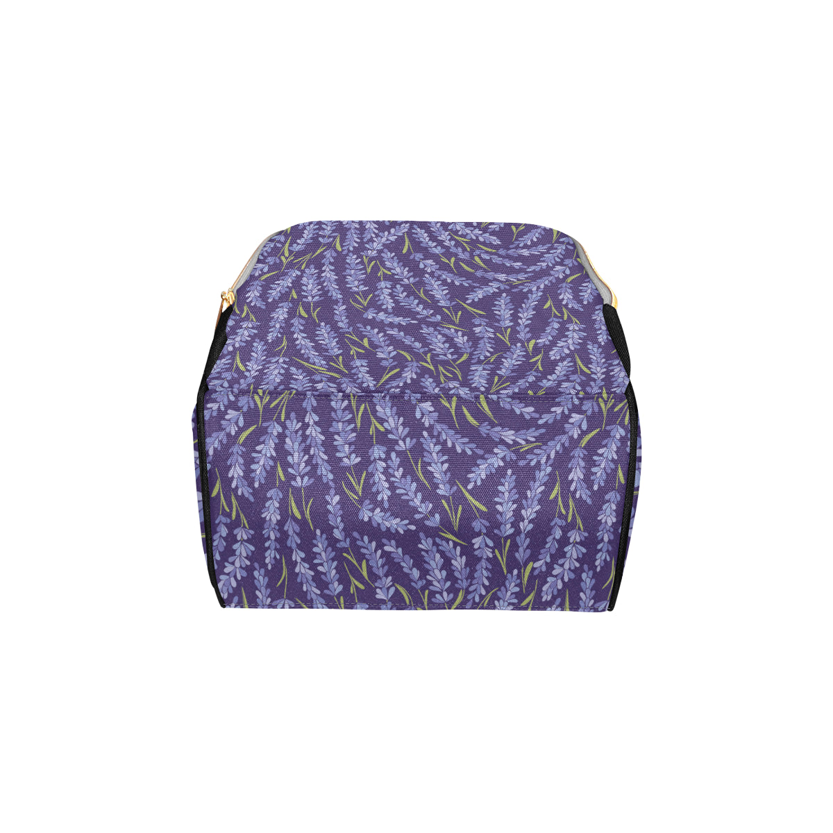 Lavender Pattern Print Design 03 Diaper Bag Backpack