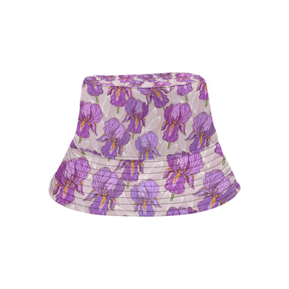 Iris Pattern Print Design IR05 Unisex Bucket Hat