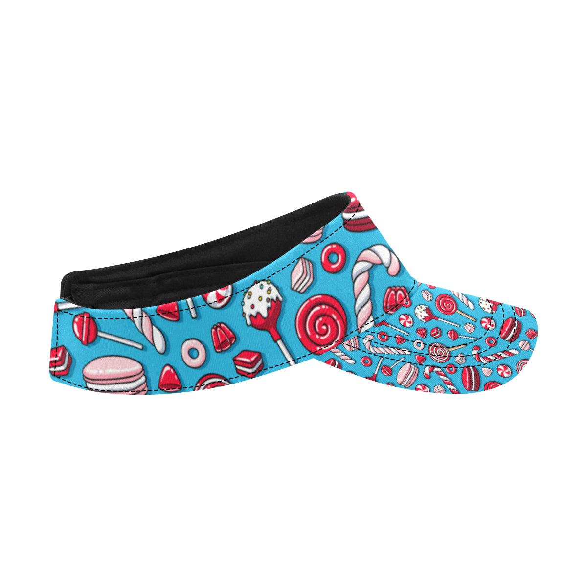 Candy Pattern Print Design 05 Unisex Sun Visor