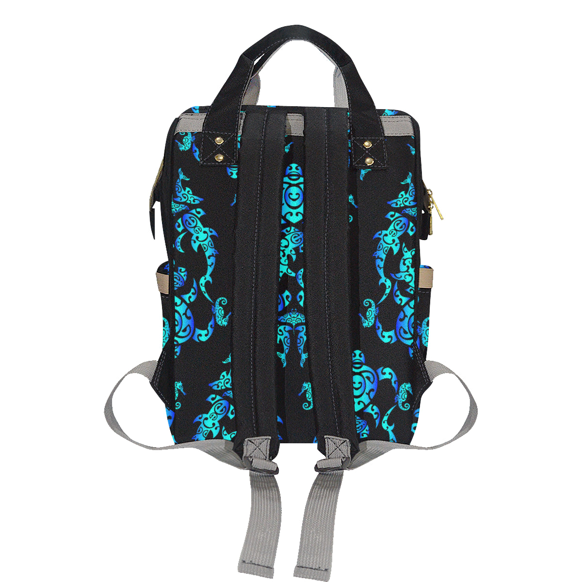 Sea turtle Polynesian Tribal Hawaiian Diaper Bag Backpack