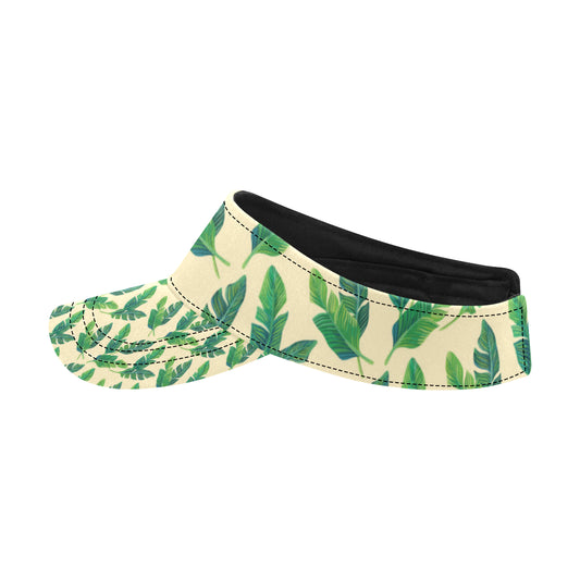 Banana Leaf Pattern Print Design 01 Unisex Sun Visor