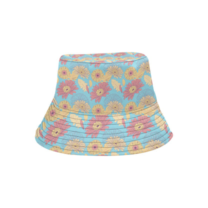 Gerberas Pattern Print Design GB04 Unisex Bucket Hat