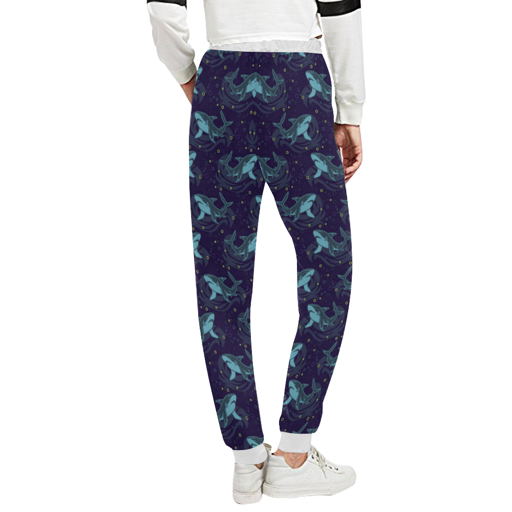 Shark Themed Print Unisex Sweatpants