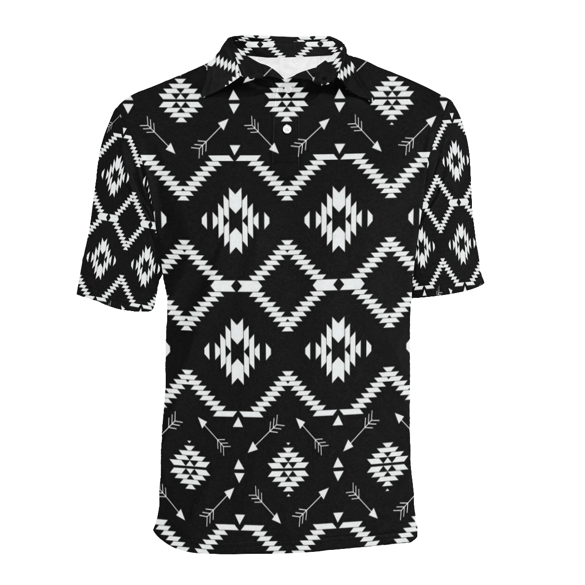 Native Pattern Print Design A04 Men Polo Shirt