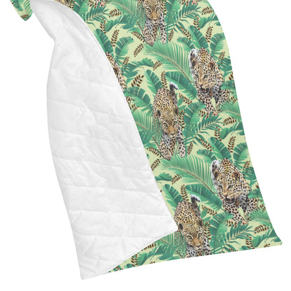 Leopard Pattern Print Design 03 Premium Quilt