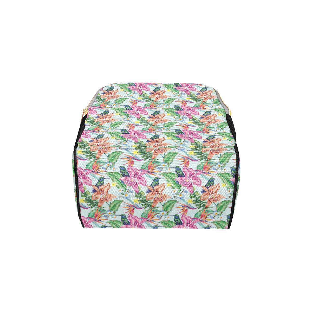 Hummingbird Tropical Pattern Print Design 05 Diaper Bag Backpack