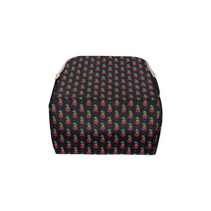 Pineapple Rainbow Dot Print Diaper Bag Backpack