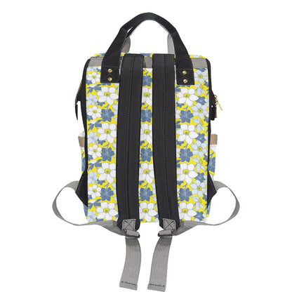 Daffodils Pattern Print Design 01 Diaper Bag Backpack