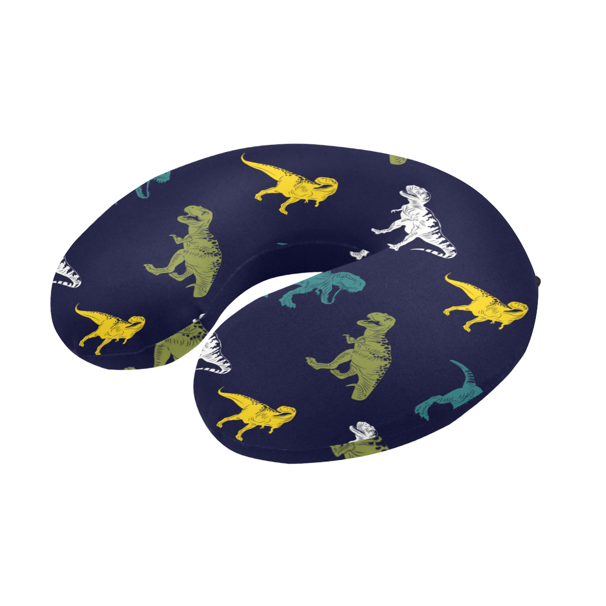 T Rex Pattern Print Design A07 U-Shaped Travel Neck Pillow