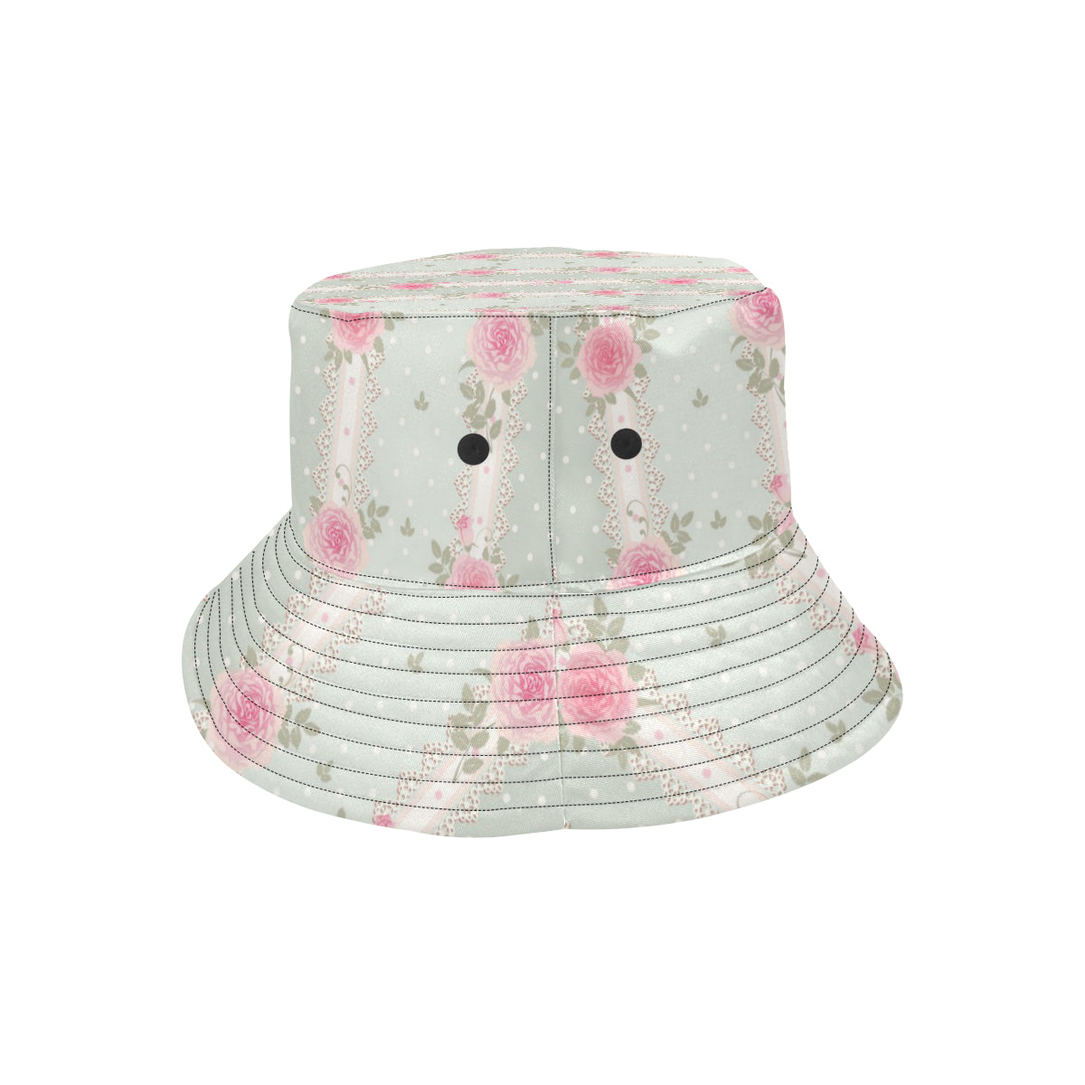 Rose Pattern Print Design RO016 Unisex Bucket Hat