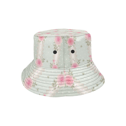Rose Pattern Print Design RO016 Unisex Bucket Hat