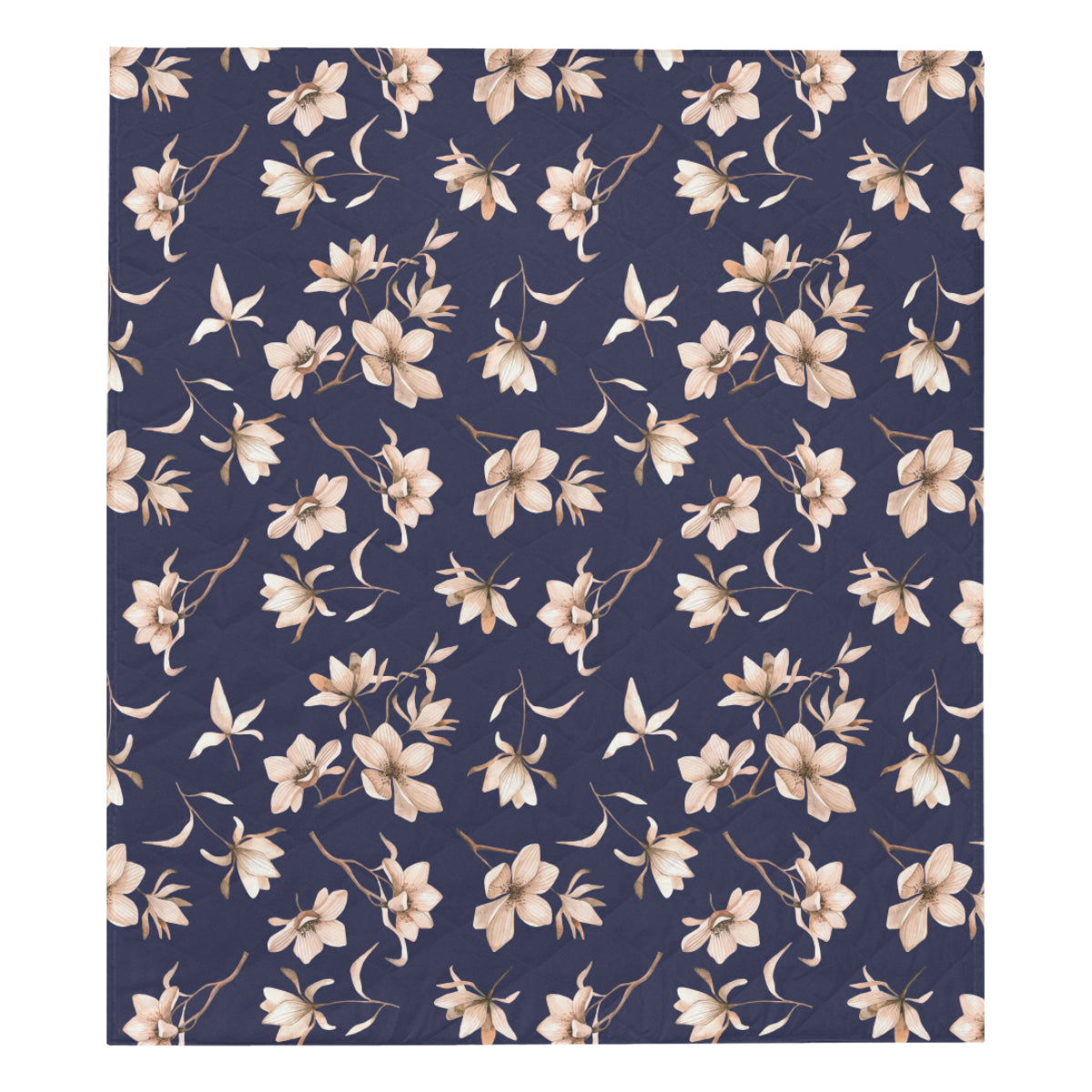 Beautiful Floral Pattern Premium Quilt