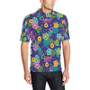 Hawaiian Themed Pattern Print Design H014 Men Polo Shirt