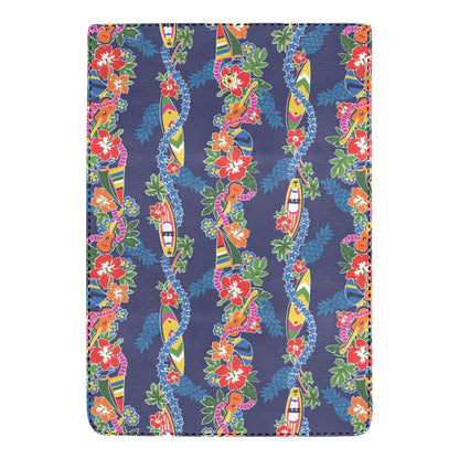 Hawaiian Themed Pattern Print Design H04 Women's Trifold Wallet