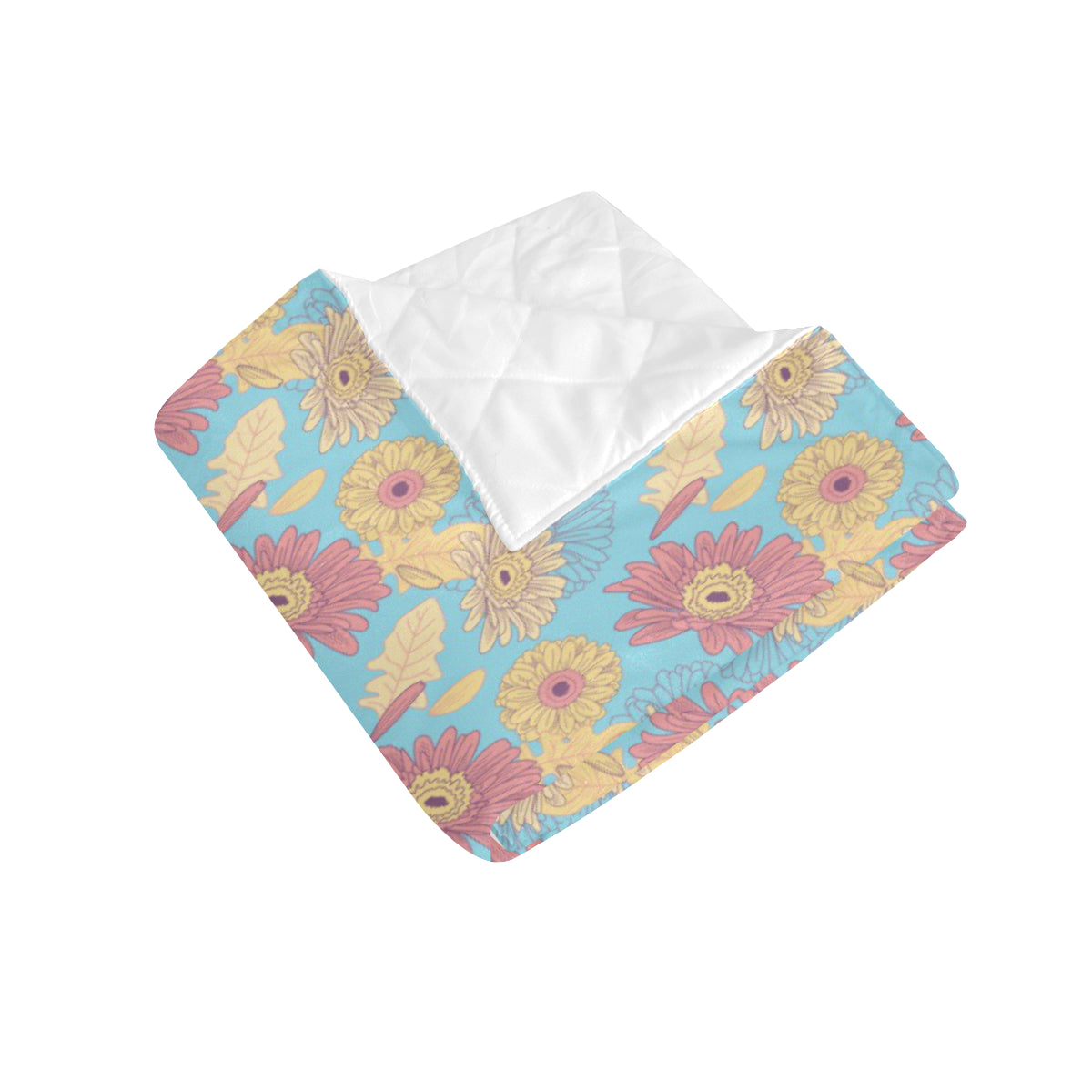 Gerberas Pattern Print Design GB04 Premium Quilt