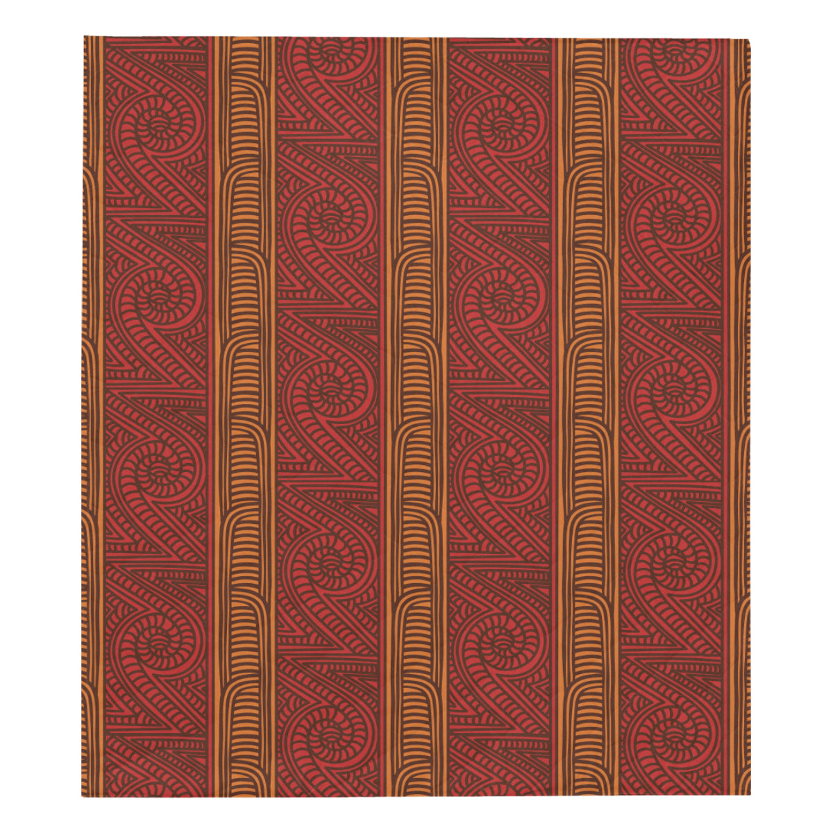 Maori Pattern Print Design 05 Premium Quilt