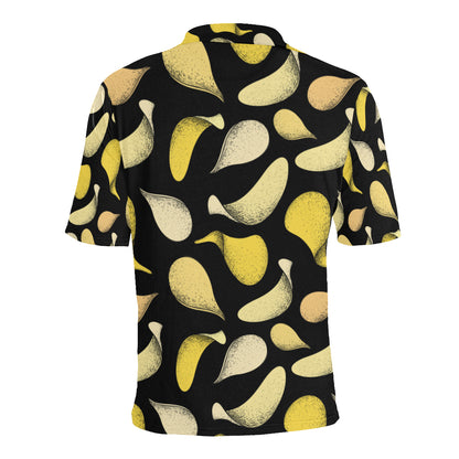 Potato Pattern Print Design A02 Men Polo Shirt