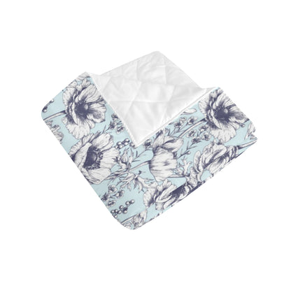 Anemone Pattern Print Design 02 Premium Quilt
