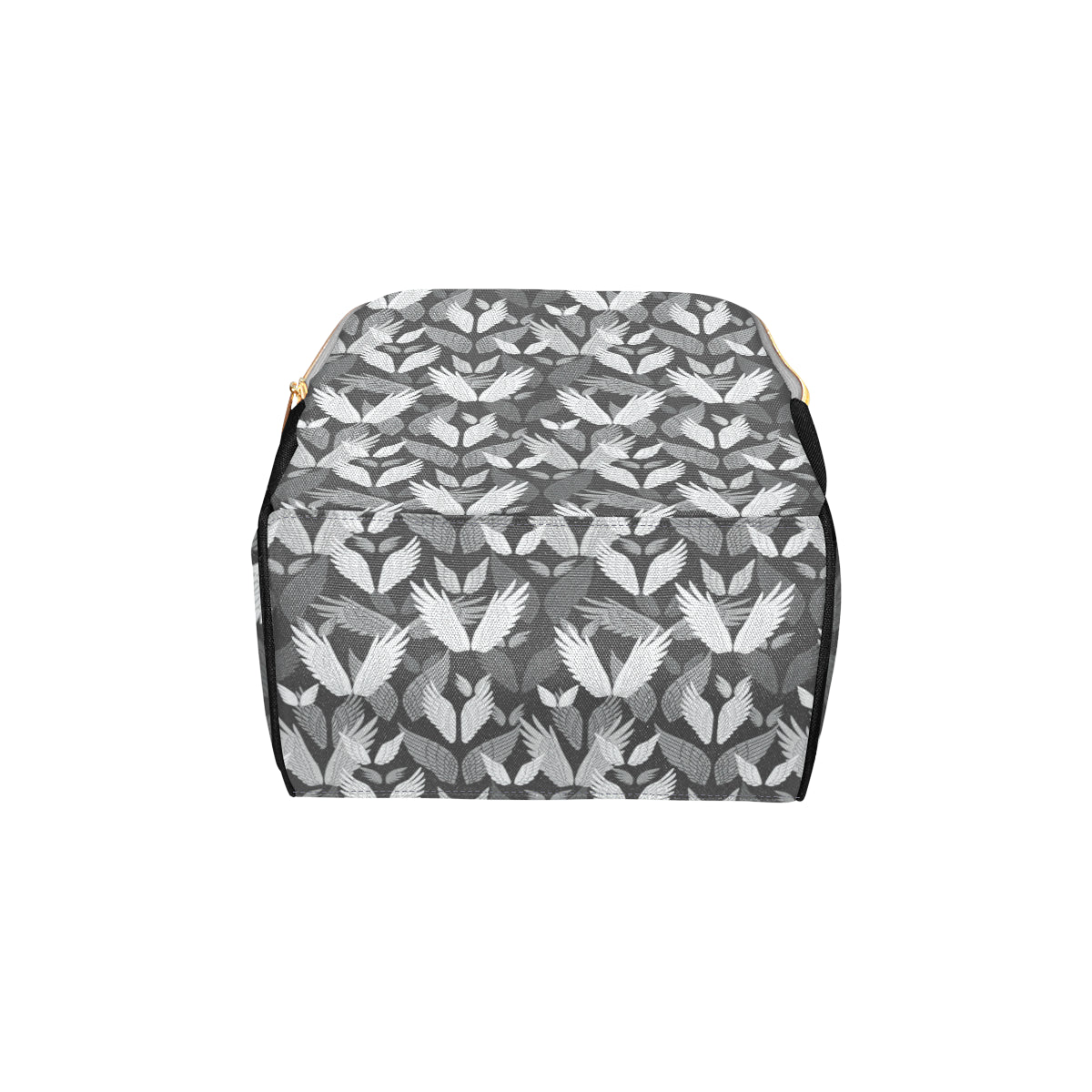Angel Wings Pattern Design Themed Print Diaper Bag Backpack